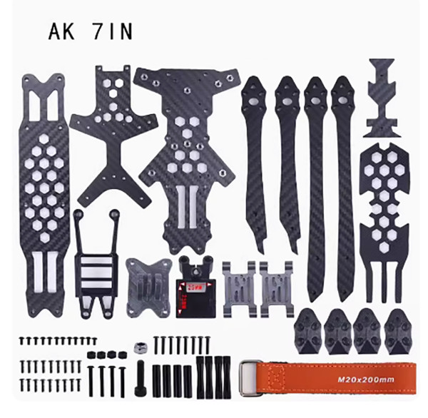 310MM 7inch Carbon Fiber FPV Long Range Frame Kits for FPV Freestyle Long Range Analog Digital Drone For Vista Unit