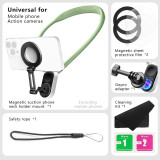 U-shaped Hanging Holder Mount Rack for Gopro insta360 Action Camera for Magsafe Magnetic Neck Stand Wearable Lazy Phone Bracket