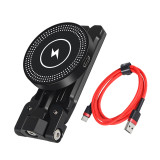 Magnetic Phone Holder for 38mm ARCA Tripod Ball Head Foldable Mount for iPhone 15 14 13 12 MagSafe Stand Desktop Live Bracket