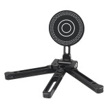 Magnetic Phone Holder for 38mm ARCA Tripod Ball Head Foldable Mount for iPhone 15 14 13 12 MagSafe Stand Desktop Live Bracket