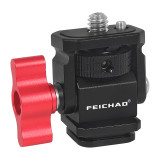 Adjustable Side Sling Handgrip Wooden Handle Rail Clamp Cold Shoe Mount for DJI Ronin RS3 PRO RS2 RSC2 Gimbal Foldable Bracket