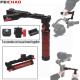 Adjustable Side Sling Handgrip Wooden Handle Rail Clamp Cold Shoe Mount for DJI Ronin RS3 PRO RS2 RSC2 Gimbal Foldable Bracket