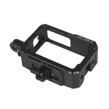 Metal Protective Frame Camera Cage Rig Magnetic Tripod Adapter Cold Shoe Mount for Insta360 One R/RS Action Camera Accessories