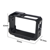 Metal Protective Frame Camera Cage Rig Magnetic Tripod Adapter Cold Shoe Mount for Insta360 One R/RS Action Camera Accessories