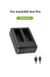 For Insta 360 Ace Pro 1800mAh Battery Charger Box Charging Hub Charging Box For Insta360 Action Camera Batteries Accessories