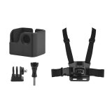 Camera Mount Holder Adapter Kit Extend Frame Adapter Neck Mount Holder Chest Mount Backpack Clip for DJI OSMO Pocket 3 Gimbal