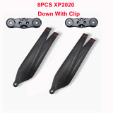 8PCS XP2020 19inch Folding Propeller With Clip For XP20 P40 Plant protection UAV Carbon Fiber RC Airplane