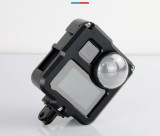 Housing Shell for GoPro Max CNC Aluminum Alloy Protective Cage with Base Adapter & Glass Lens Caps