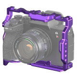 Metal Camera Cage Rig for Sony A7M4 A7R5 DSLR Camera Protective Case Frame with Cold Shoe Mount for Arca Swiss Tripod Ballhead