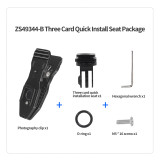 Aluminium Alloy Backpack Shoulder Strap Clip with Phone Magnetic Holder for GOPRO 12 for Insta360 DJI Action Camera Accessories