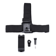 Head Strap Adjustable Universal Mobile Phone Clip Fix Mount Cellphone Holder for Samsung iphone Insta360 X3