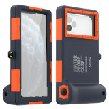 15M Professional Diving Phone Case for iPhone 15 14 13 12 Pro Max Underwater Taking Waterproof Cases for Samsung S24 S23 Ultra
