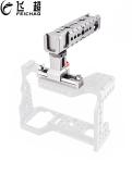 Aluminum Quick Release NATO Top Handle Hand Grip with 70mm NATO Rail Cold Shoe Mount for DSLR Camera Cage Rig Monitor Mic Light