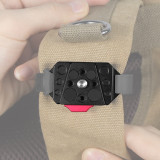 Upgrade 1/4  Screw Quick Release Clamp Fast Switch Slide Plate V Mount 38mm Arca Type for Tripod Camera Gimbal Video LED Light