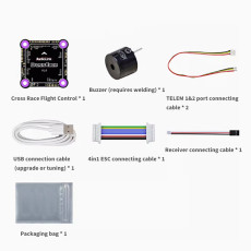 Radiolink CrossRace Flight Controller 12CH Output OSD Integrated  4-in-1 ESC Plug-and-play 2-8 axle Multirotor Drone Quadcopter