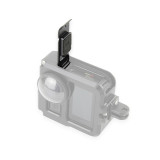Aluminium Alloy Rechargeable Battery Side Cover for GoPro Max Dustproof for Go Pro Max Action Camera Accessories