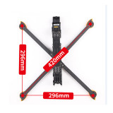 XL10 V6 10inch FPV Frame Kit 420mm Wheelbase Carbon Fiber RC Drone Super Long Range HD Compatible For O3 Air Unit CADDX Vista