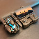 K12MAX RC FPV Drone Three Camera WiFi FPV ESC HD 3 Lens 360° Obstacle Avoidance Optical Flow Positioning Brushless Motors Toys