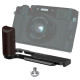 Aluminum Alloy Quick Release L Plate Wooden Camera Hand Grip Handle Mounting Board for Fujifilm X100VI SLR Accessories