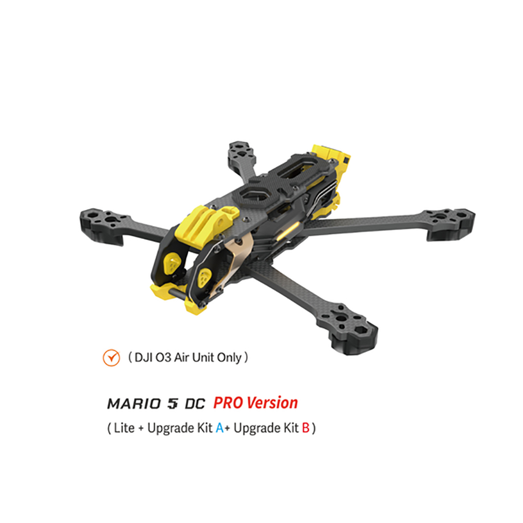 SpeedyBee Mario 5 Frame Kit DC / XH Version with Carbon Fiber Plate FPV Freestyle RC Racing Drone Quadcopter Parts