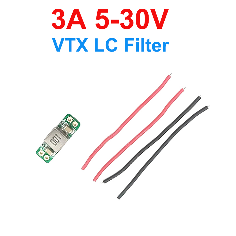 10PCS 3A 5-30V LC Filter Module for FPV Racing Drone Transmitter VTX Noise Reduction and Anti-interference/Circuit Filter