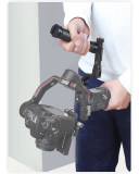 L-Bracket Handle for DJI Ronin RS2/RS3/RS3 PRO/RS4/RS4 PRO Gimbal Stabilizer Handle Grip Monitor Video Light Mic Mount