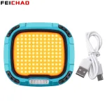 Magnetic Portable Camera Fill Light 28W LED Video Light with 1/4 Thread 2700K-6500K Built-in 5400mAh Battery for Video Recording