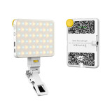 Mobile Phone Fill Light Rechargeable Selfie Led Light 2500K-9000K Dimmable for Smartphone Conference Video Makeup Live Stream