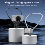 Magnetic Silicone Neck Holder Mount Mobile Phone Vlog Neck Bracket For GoPro Hero 12 11 10 9 Insta360 for DJI Osmo Action Camera