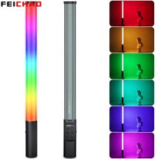 W150RGB Handheld RGB Light Tube LED Video Light Wand 2500-9000K Dimmable Fill Light Portrait Photography for Vlog Live Streaming