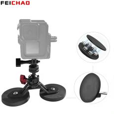 Magnetic Suction Cup Bracket with Ball Head Mount Base Adapter for DJI OSMO for Hero 12 11 10 for Insta360 Action Camera