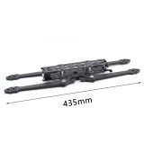 5.8g 1.6W LX10 V2 10inch Fold Carbon Fiber Frame Wheelbase 405mm Thickness Arm 7.0mm For 3115 motor FPV Super Long Range Drones