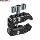 Metal Super Crab Clamp 10-60mm with 1/4'' 3/8'' Thread Arri Locating Hole for DSLR Camera Gimbal Vlog Video Magic Arm Stand