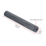 Carbon Fiber 15mm Rod (100mm Length ) with 1/4 Connecting Screw For DLSR Shoulder Rig /Support System /Matte Box/Follow Focus