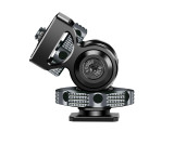 Monitor Holder Cold Shoe Mount with 1/4 Arri Screw for DSLR Camera Microphone Hot Shoe 180 Degree Tilt Adjustable Mount Bracket