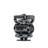 Monitor Holder Cold Shoe Mount with 1/4 Arri Screw for DSLR Camera Microphone Hot Shoe 180 Degree Tilt Adjustable Mount Bracket