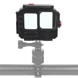 Aluminum Alloy 80m Waterproof Housing Case Diving Case for Gopro 13 12 11 10 9 Action Camera Underwater Vlog Shell Protective Frame