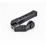 Universal DSLR Camera Rig Top Handle Three Cold Shoe Adapter Mount for LED Light Microphone Metal Cheese Handle Grip