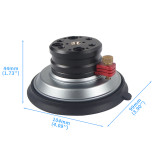4-inch Suction Cup Holder Quick Release Large Suction Vacuum Fixed Base for Cell Phone SLR Sports Camera