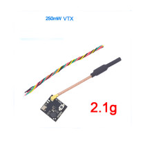 5.8G 48CH 250mW Mini VTX Power Adjustable FPV Transmitter 25mW/100mW/250mW Switched for RC Drone Multirotor DIY