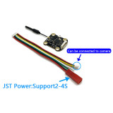 5.8G 1W VTX 48CH VTX Transmission Input Voltage 7-26V Transmission Power 0/100/200/400/1000mW IPEX4 Antenna