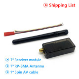 5.8G 48CH UVC Video Downlink OTG VR Mobile Phone Receiver +5.8G 48CH FPV Receiver OLED Display 5-36V SMA For RC Quadcopter