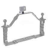 2/3-Card Slot to 1/4 M5 M6 Screw Wrench Reinforced 360° Anti-Reversal Adapter Compatible with OSMO 360/Hero 13 DSLR Sports Camera Photography Accessories