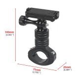 Rechargeable Magnetic Quick Release Base 1/4 Extension Bracket Mounting Platform Compatible with GO 3/3S Thumb Sports Camera