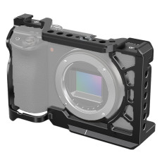 A6000/A6300/A6400 Full Camera Cage for Sony A6500 DSLR Camera Vlog Case with Cold Shoe Mic LED Light Mount Video Rig Stabilizer