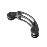 Aluminum Helmet Extension Arm Curved Pole Selfie Stick Camera Holder Bracket Tripod Mount for Gopro 13 12 for Insta360 X3 OSMO