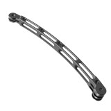 Aluminum Helmet Extension Arm Curved Pole Selfie Stick Camera Holder Bracket Tripod Mount for Gopro 13 12 for Insta360 X3 OSMO
