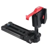 V-Lock Battery Mounting Plate Clamp Quick Release 360° Angle Adjustment for ARCA Tripod DSLR Camera V Mount Power Supply Bracket