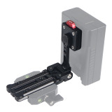 V-Lock Battery Mounting Plate Clamp Quick Release 360° Angle Adjustment for ARCA Tripod DSLR Camera V Mount Power Supply Bracket