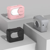 Silicone Case Lens Cap Battery Compartment Case Protective Case for Insta360 GO3S Thumb Camera